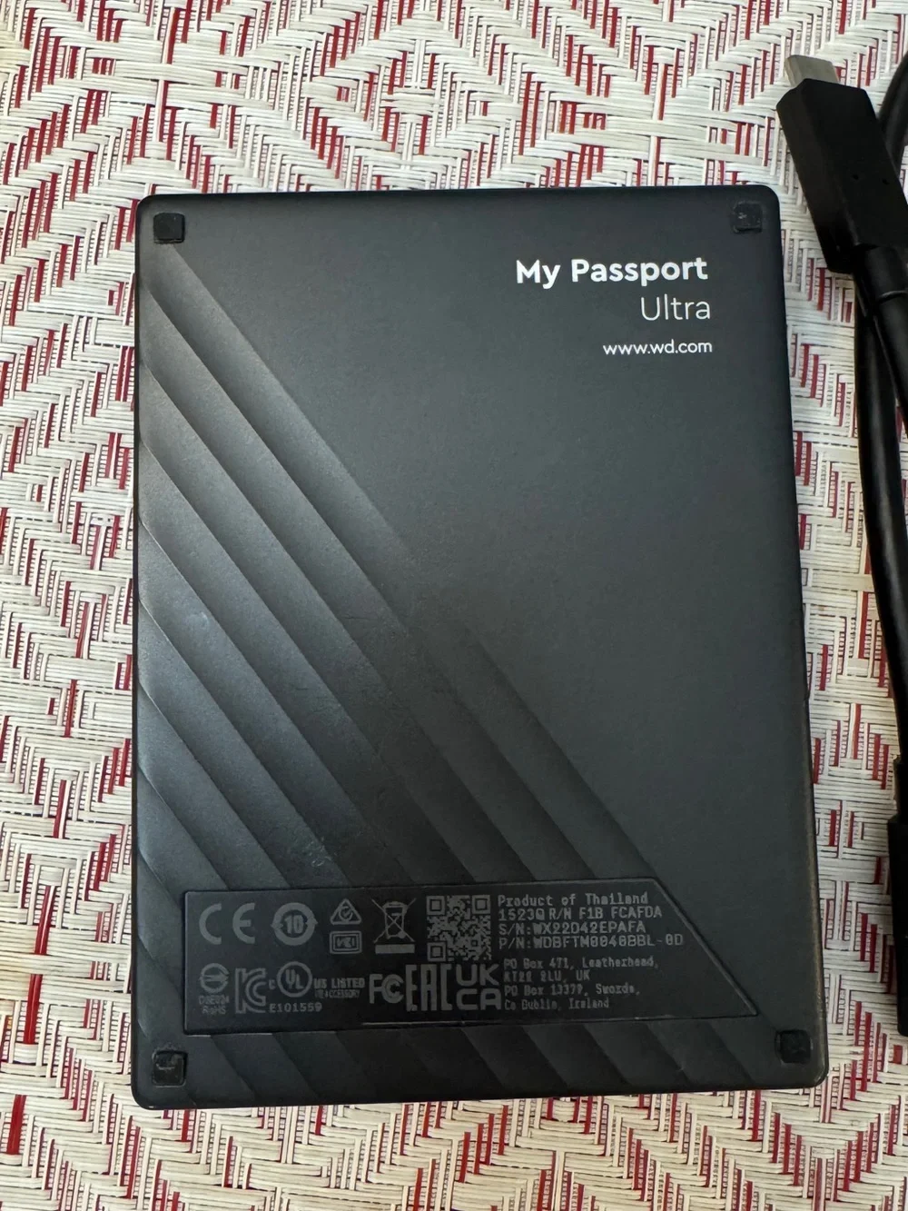 WD My Passport Ultra 4TB Portable External HDD Hard Drive USB 3.0 for Mac & PC